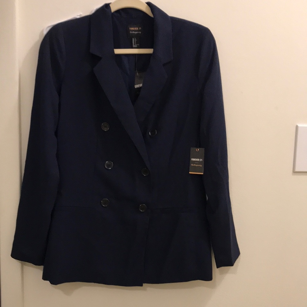 Professional navy blazer